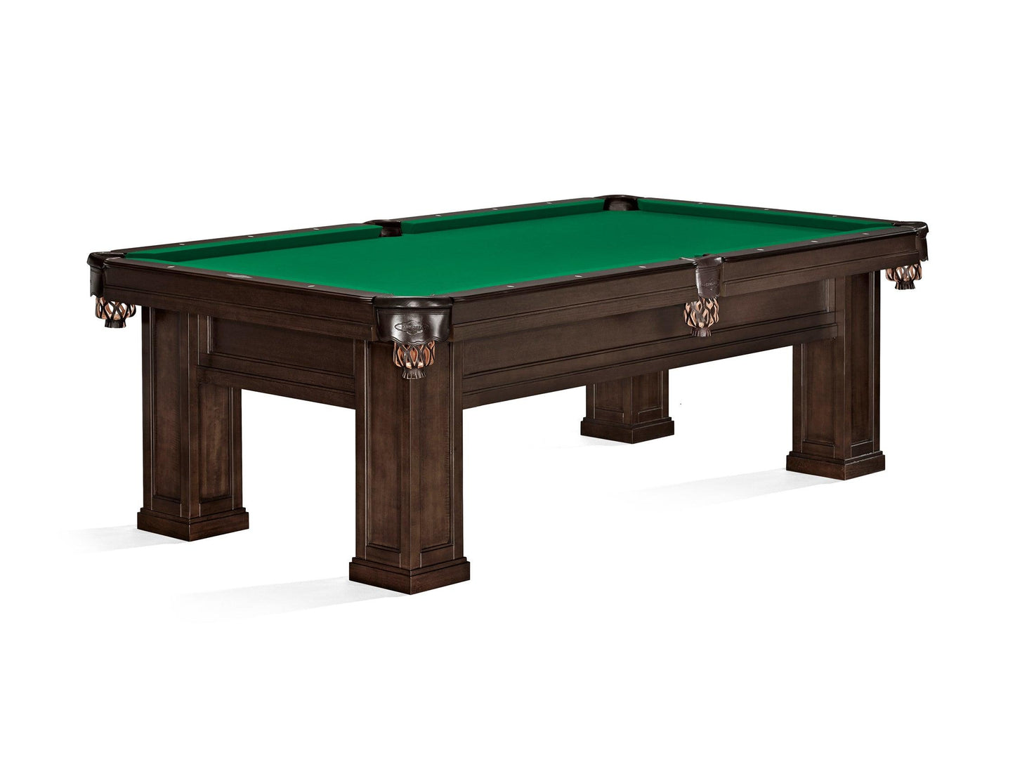 Brunswick Oakland II 8ft American Pool Table - Espresso - Games Room