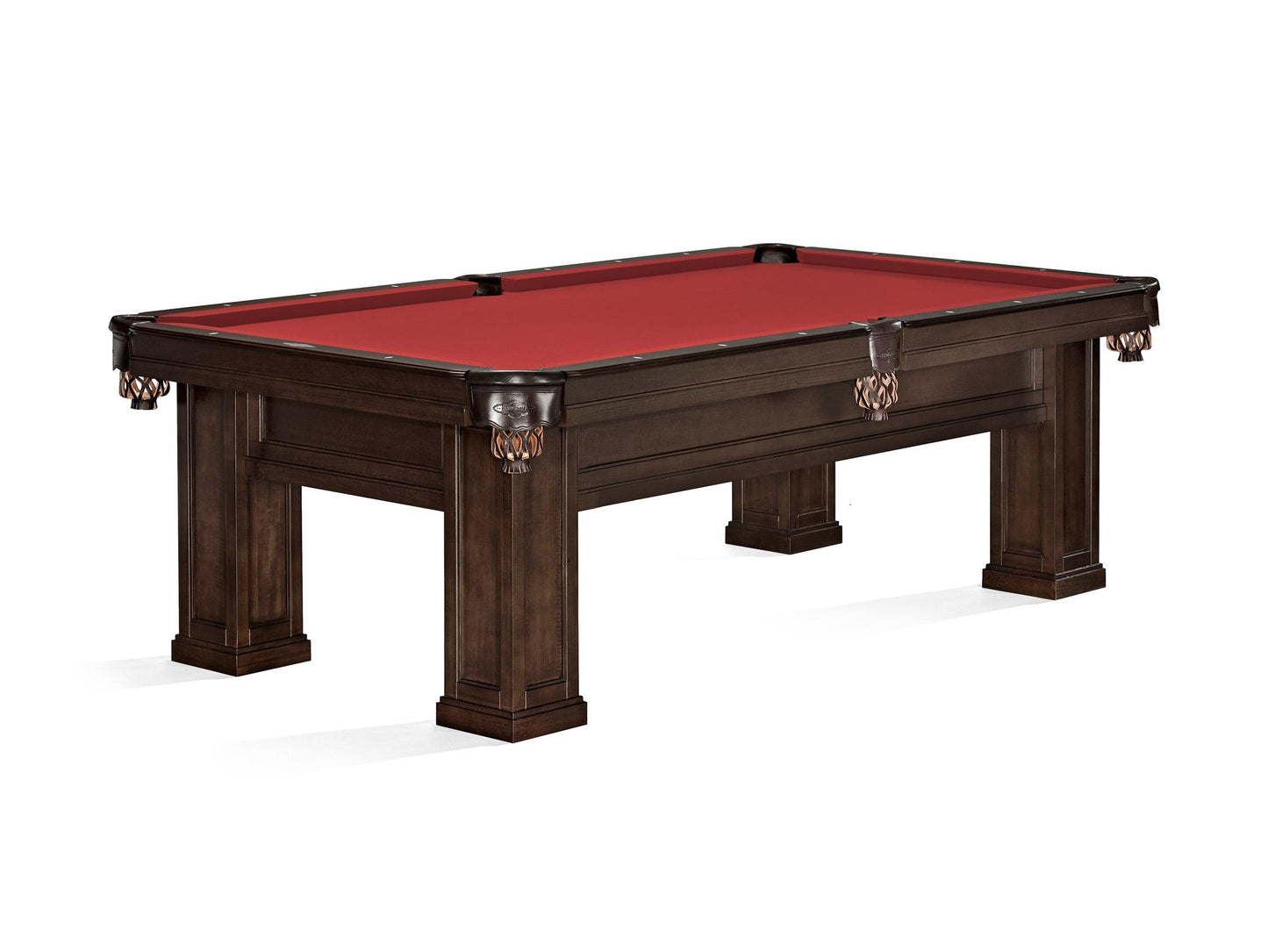 Brunswick Oakland II 8ft American Pool Table - Espresso - Games Room