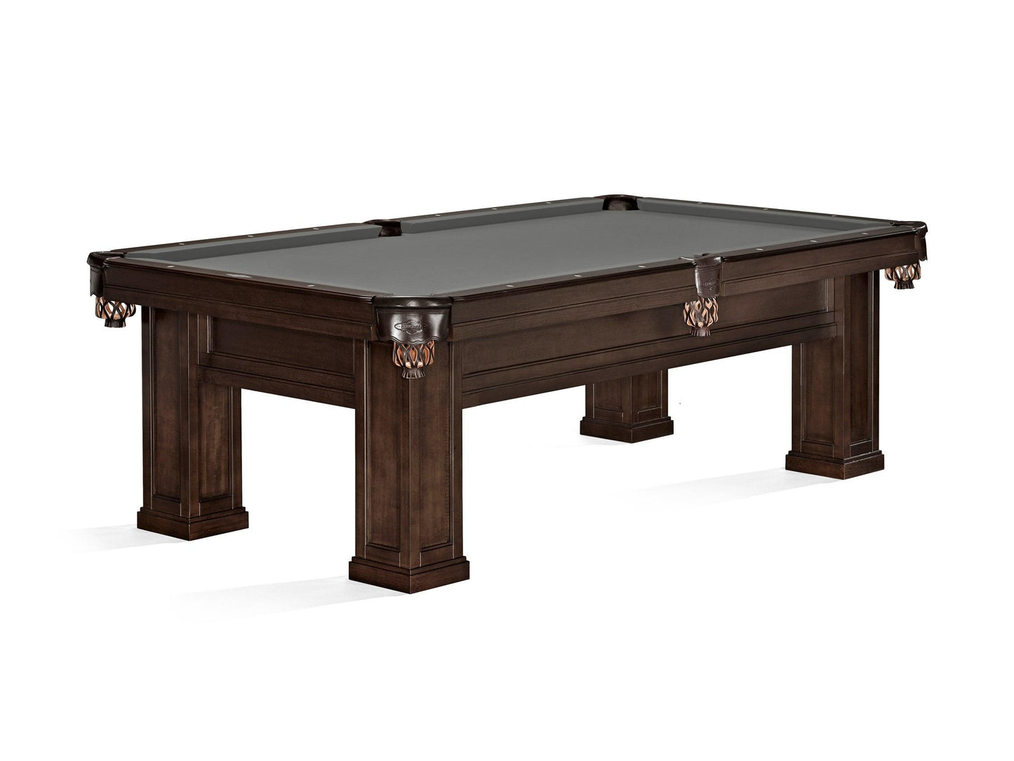 Brunswick Oakland II 8ft American Pool Table - Espresso - Games Room