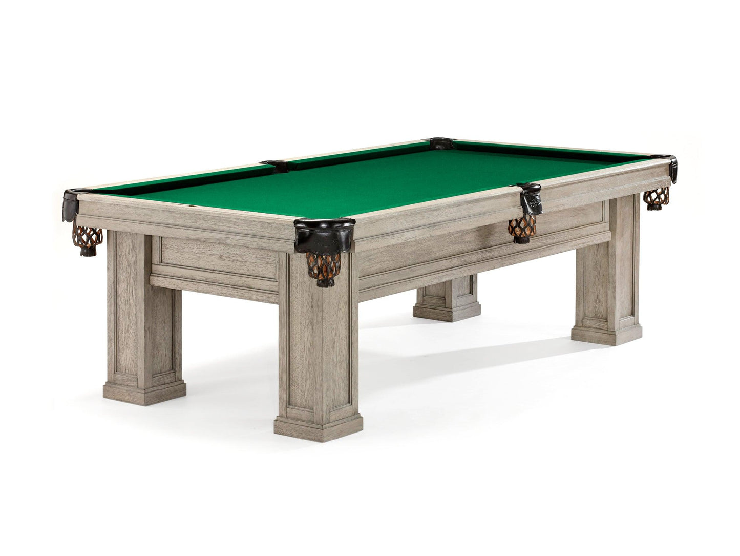 Brunswick Oakland 8ft American Pool Table - Rustic Grey - Games Room