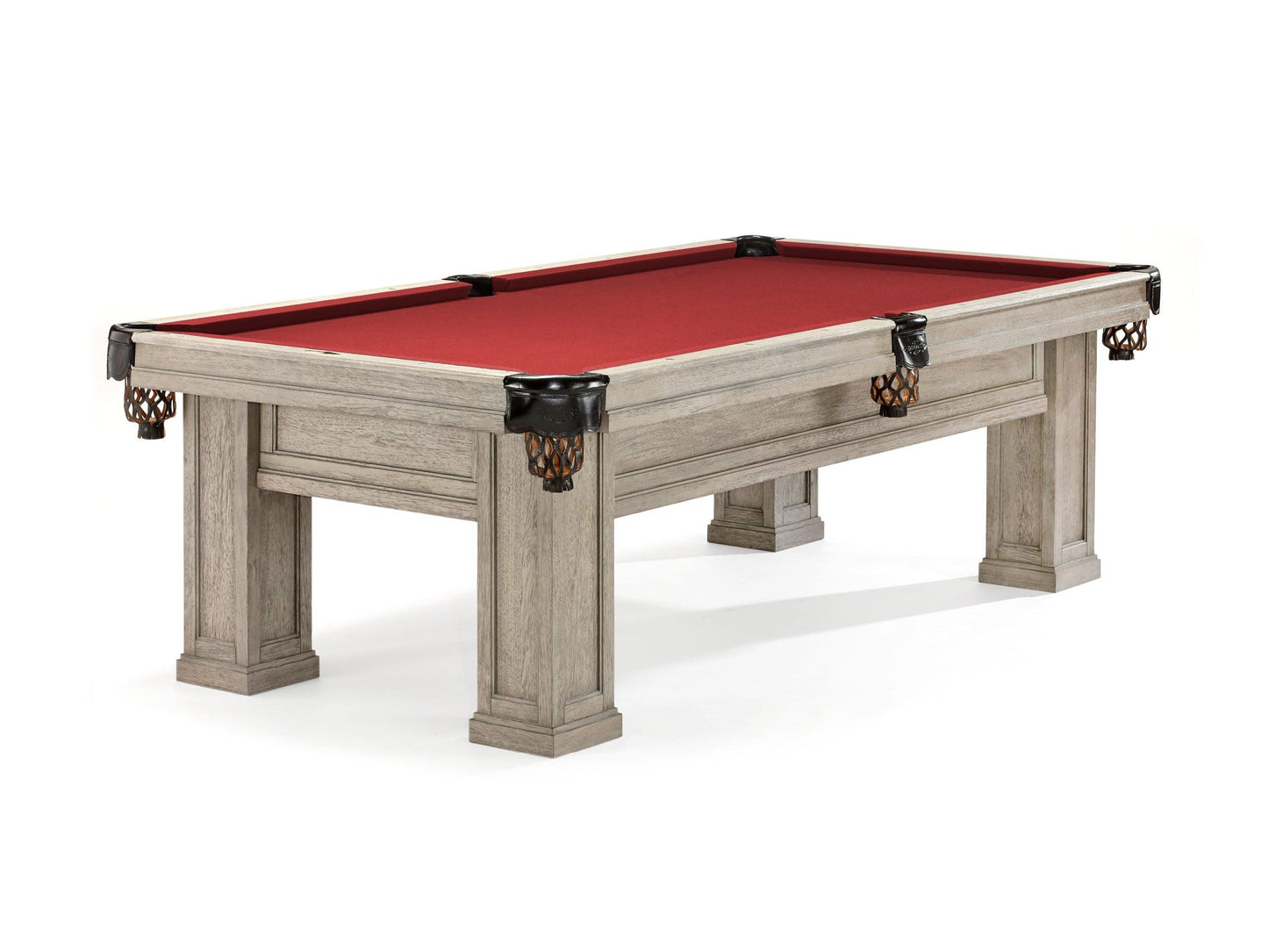 Brunswick Oakland 8ft American Pool Table - Rustic Grey - Games Room