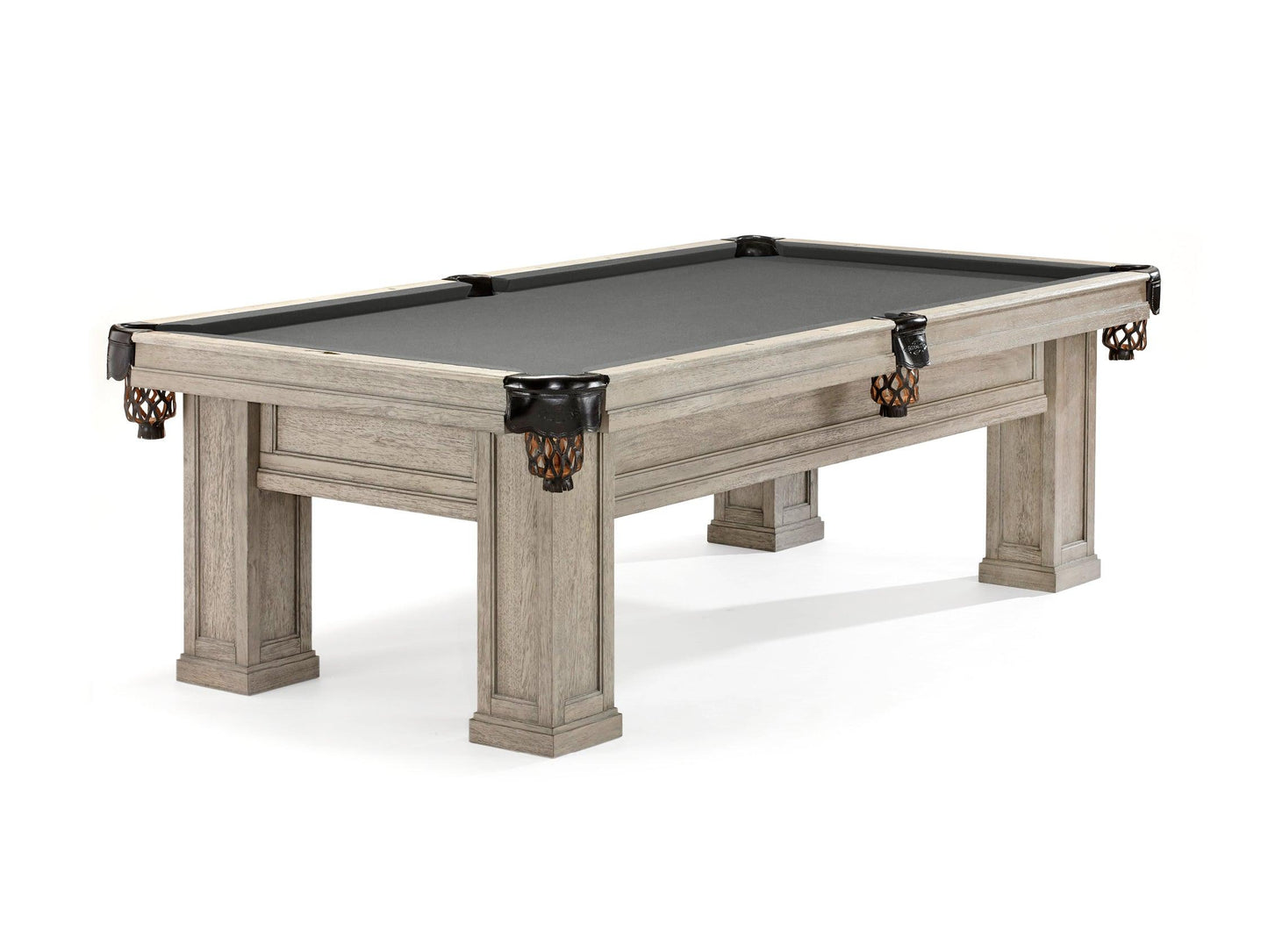 Brunswick Oakland 8ft American Pool Table - Rustic Grey - Games Room