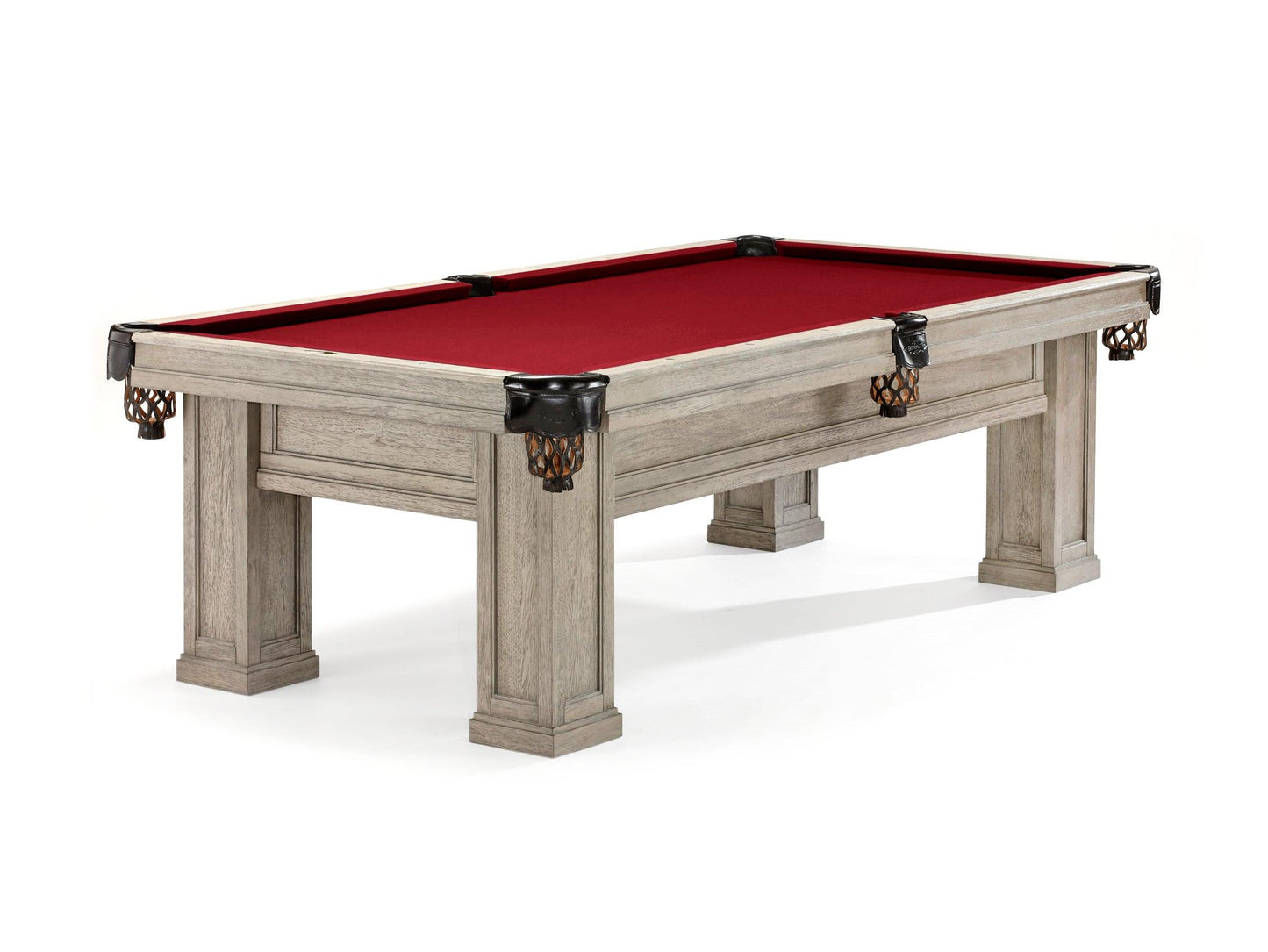 Brunswick Oakland 8ft American Pool Table - Rustic Grey - Games Room