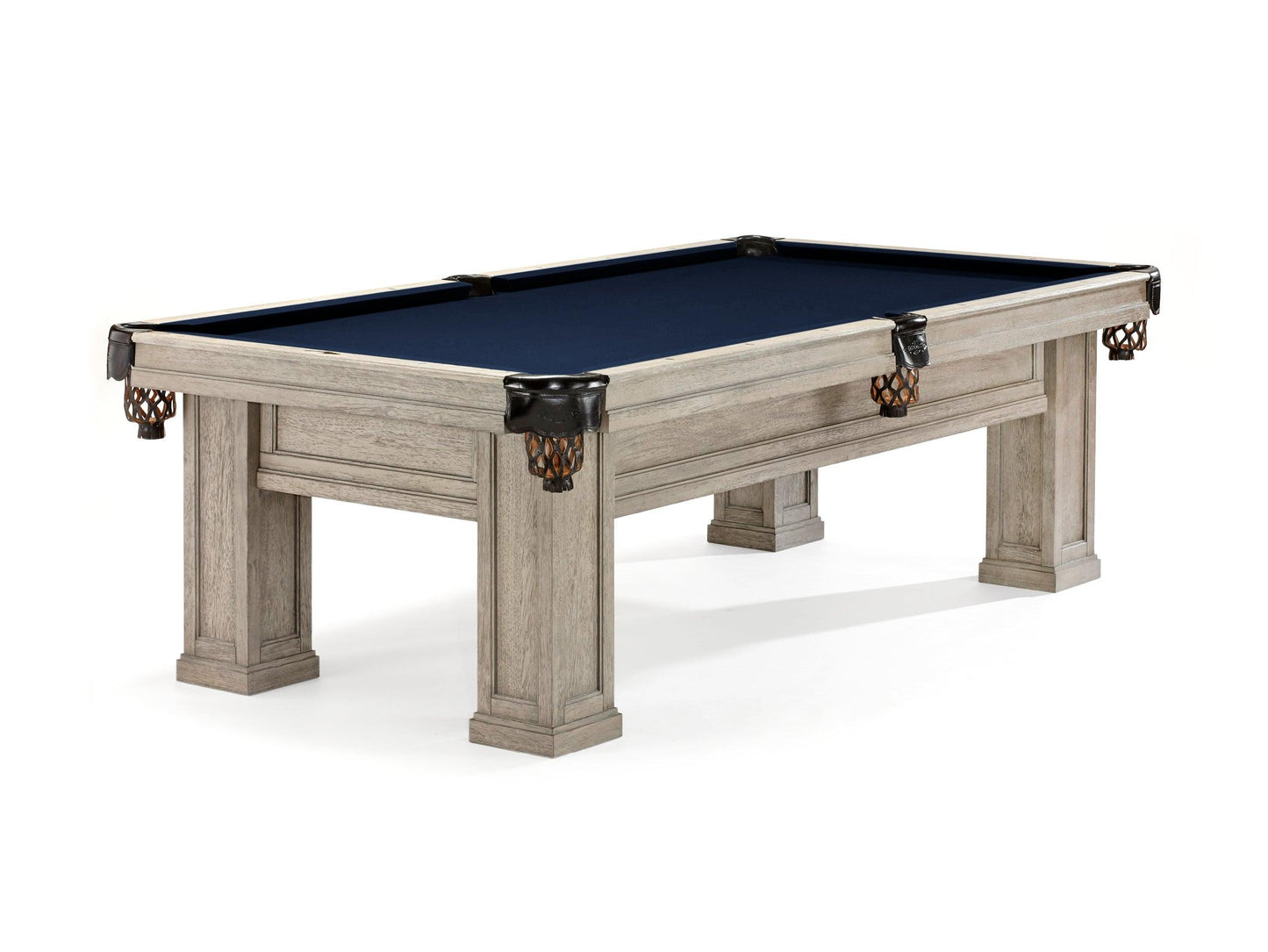 Brunswick Oakland 8ft American Pool Table - Rustic Grey - Games Room