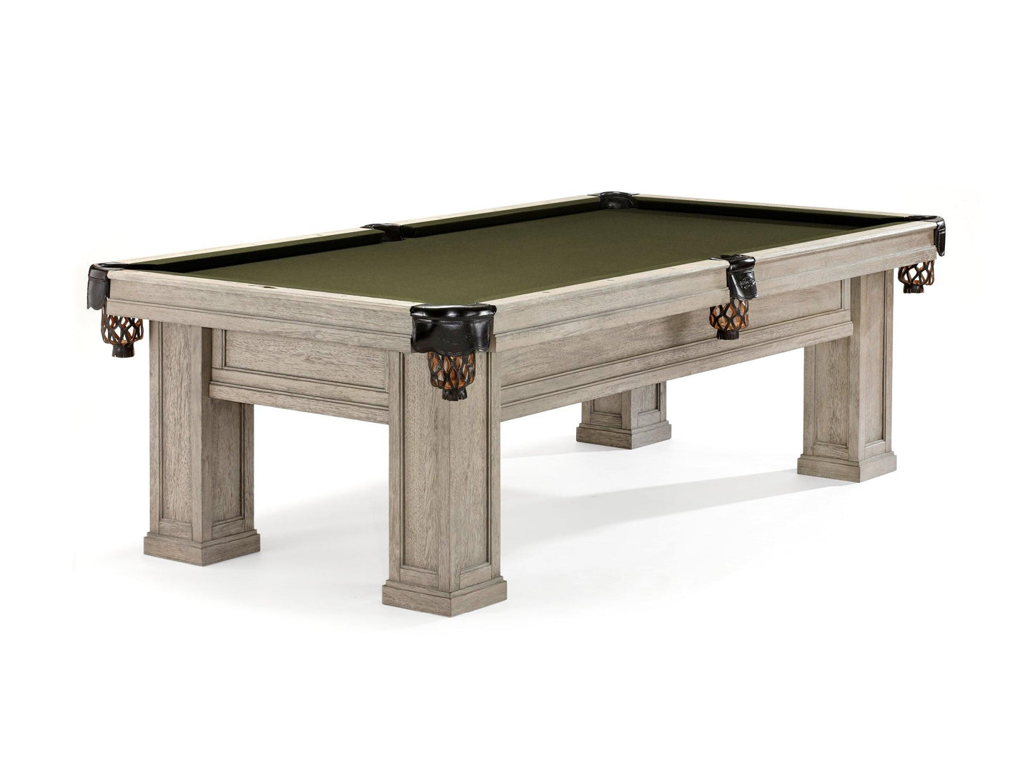 Brunswick Oakland 8ft American Pool Table - Rustic Grey - Games Room