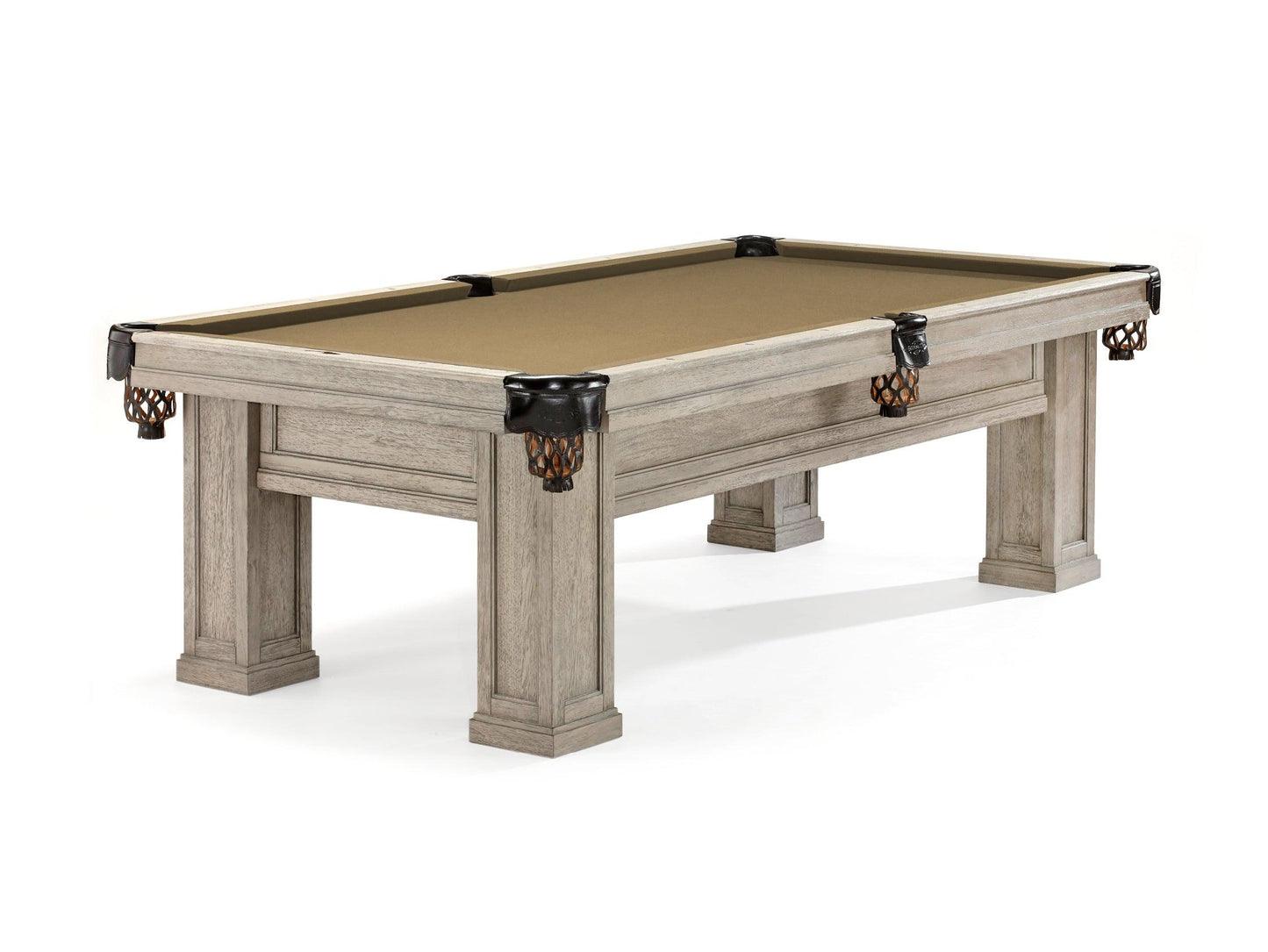 Brunswick Oakland 8ft American Pool Table - Rustic Grey - Games Room