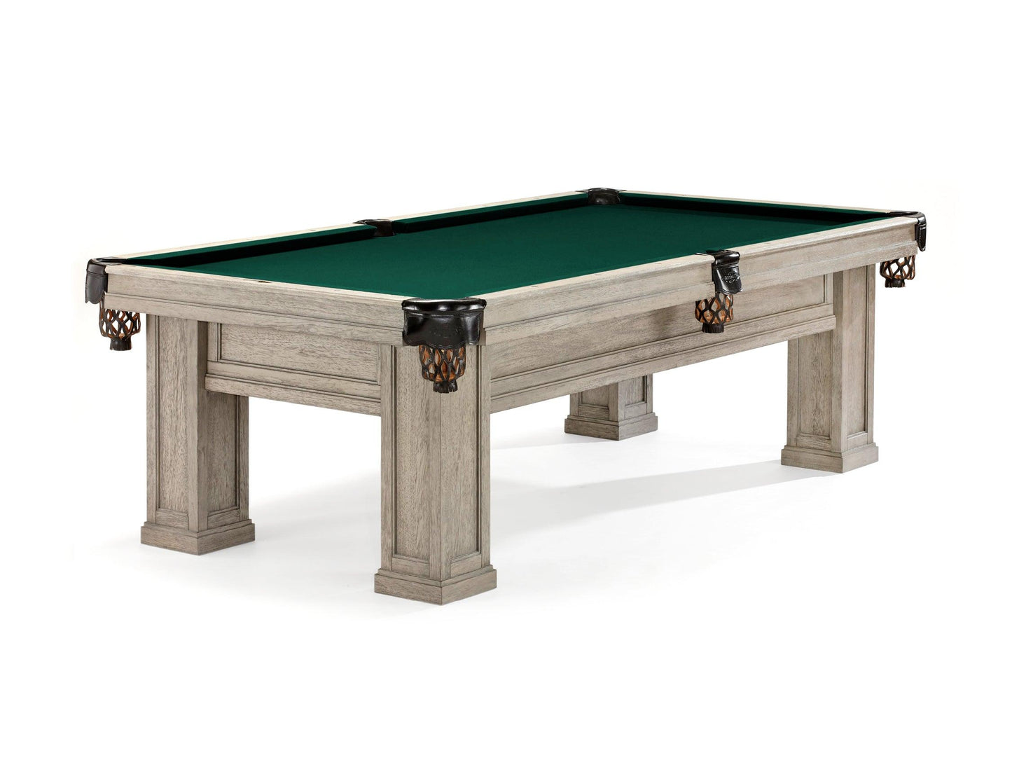 Brunswick Oakland 8ft American Pool Table - Rustic Grey - Games Room