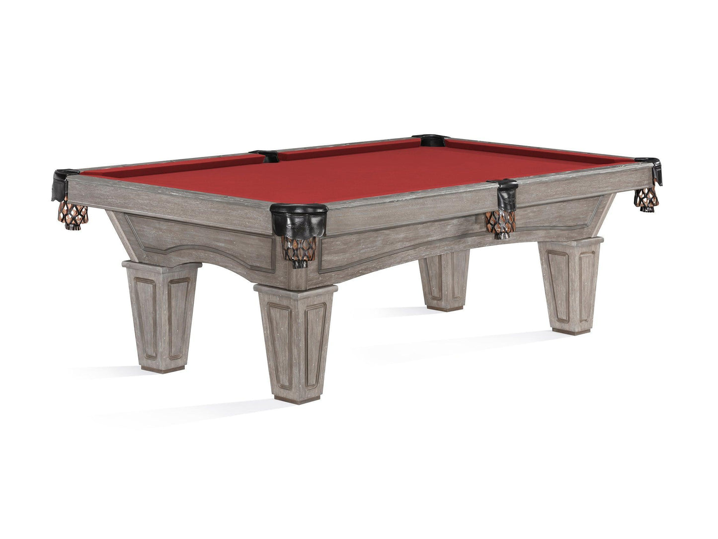 Brunswick Allenton 8ft American Pool Table with Tapered Leg - Driftwood - Games Room