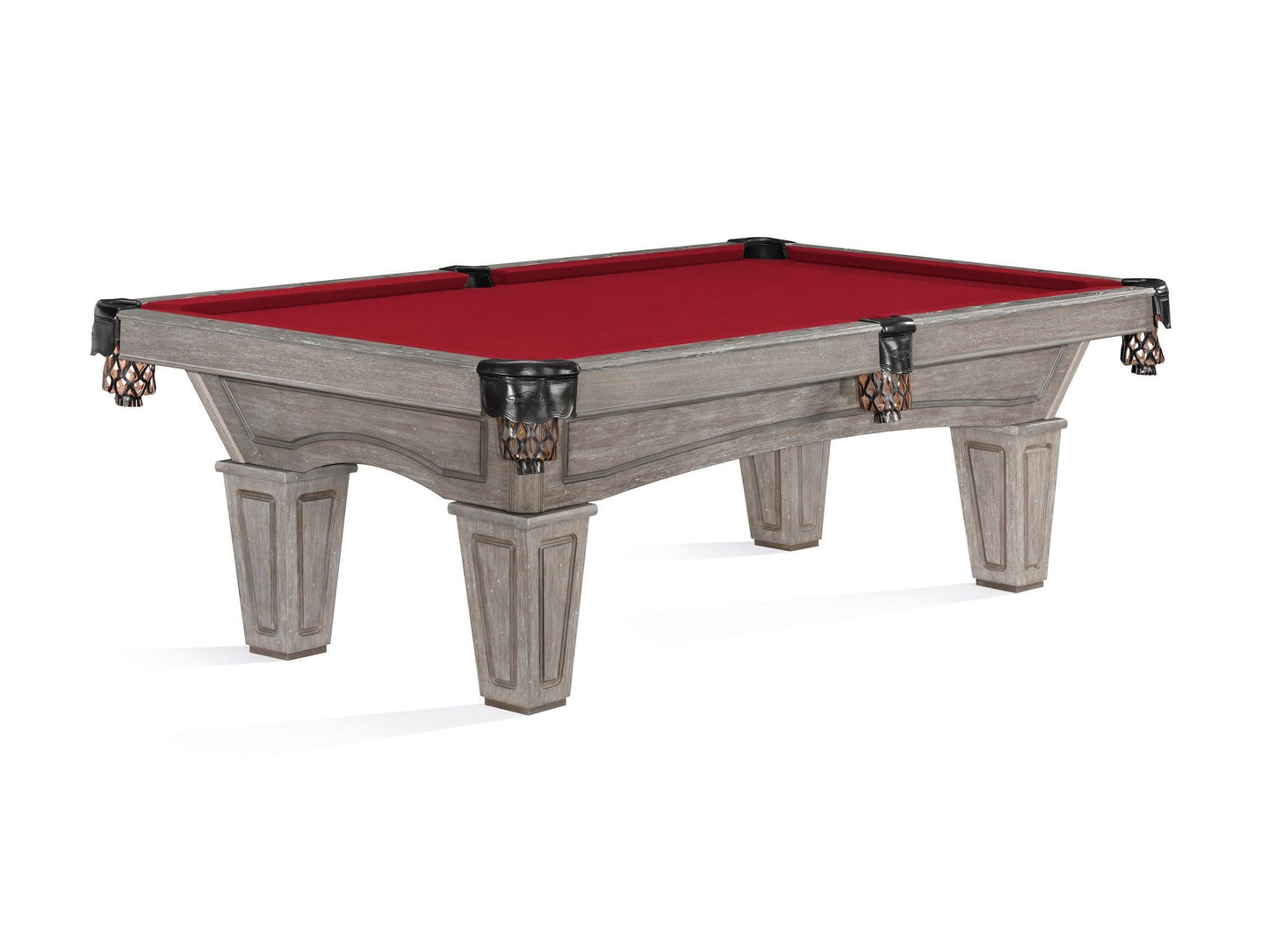 Brunswick Allenton 8ft American Pool Table with Tapered Leg - Driftwood - Games Room