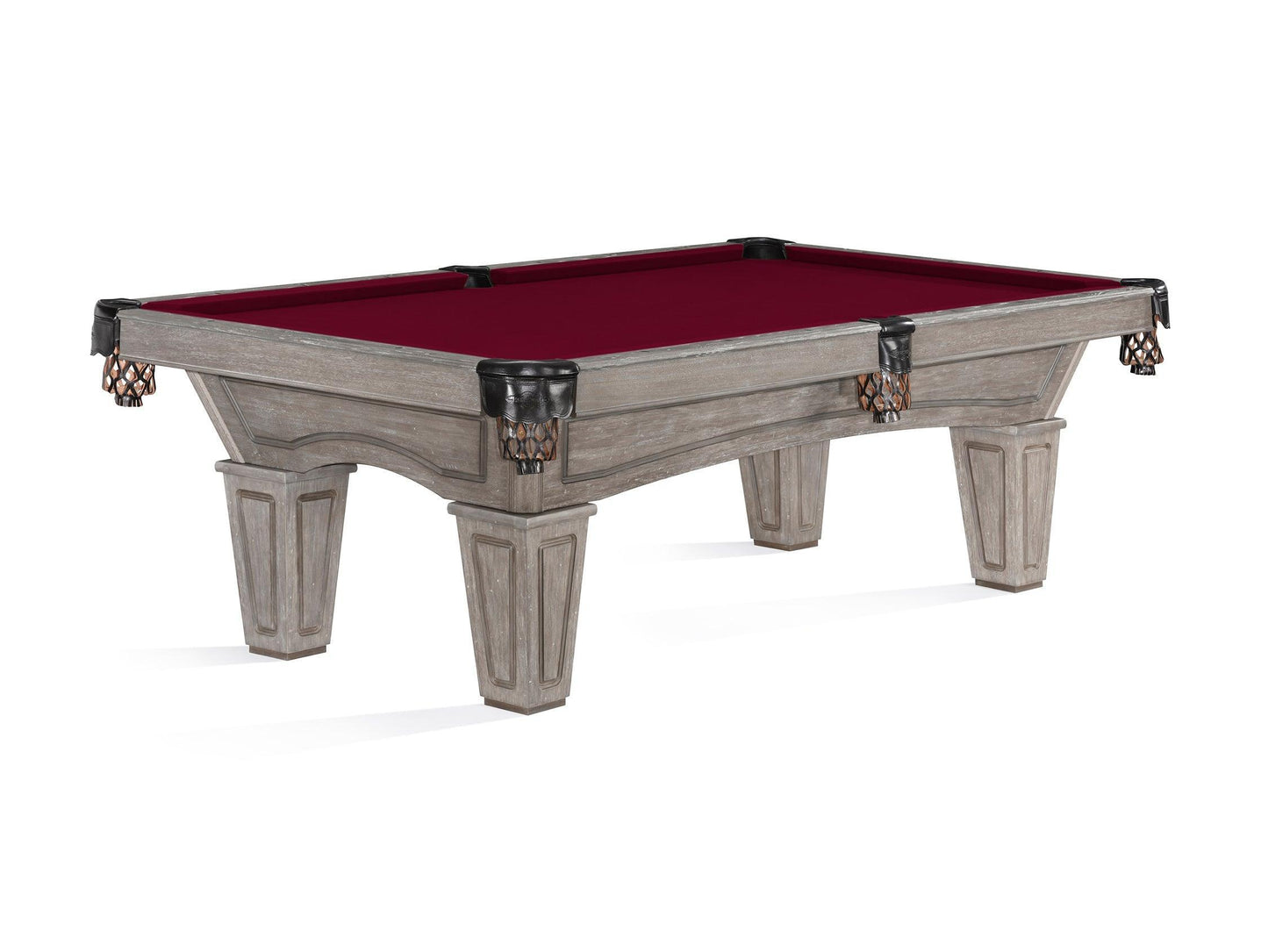 Brunswick Allenton 8ft American Pool Table with Tapered Leg - Driftwood - Games Room