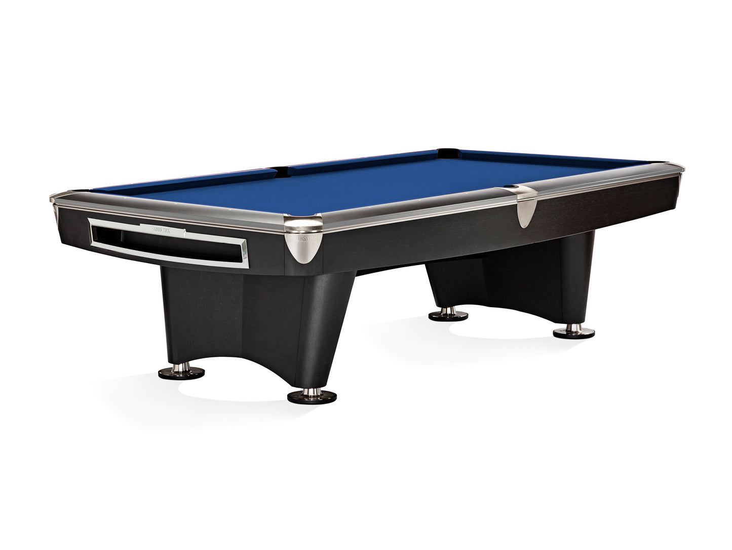 Brunswick Gold Crown VI 9ft American Pool Table With Drop Pocket - Matte Black