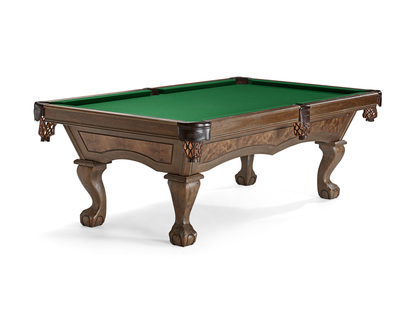 Brunswick Brae Loch 8ft American Billiards Table with Drop Pocket - Nutmeg