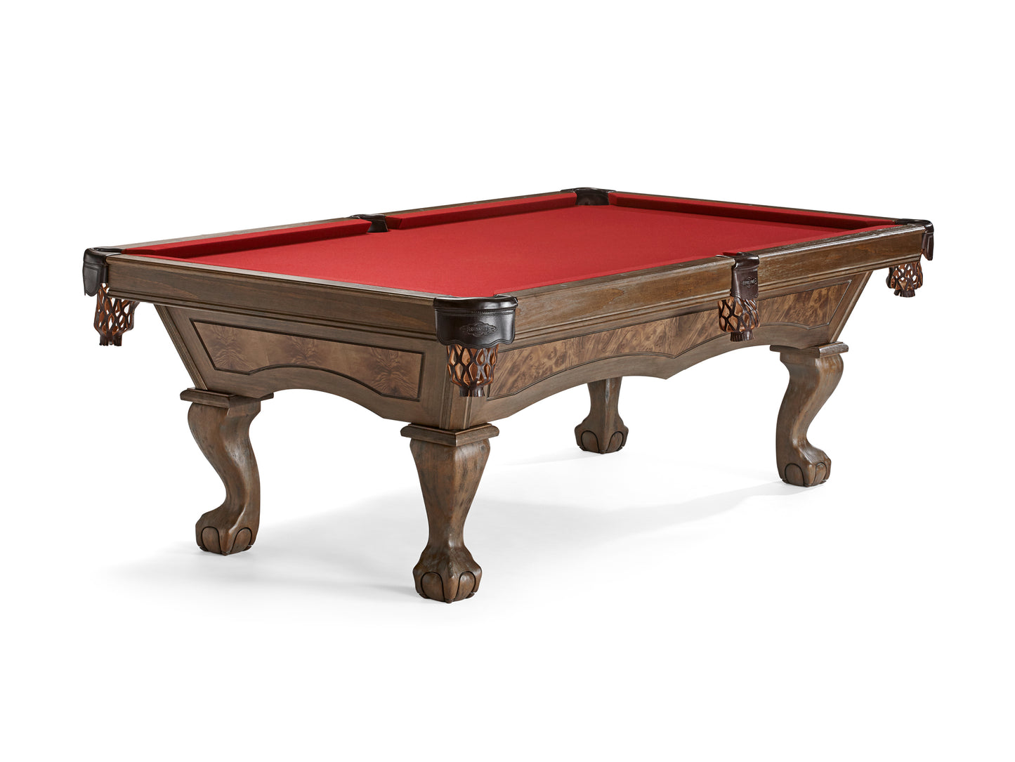 Brunswick Brae Loch 8ft American Billiards Table with Drop Pocket - Nutmeg