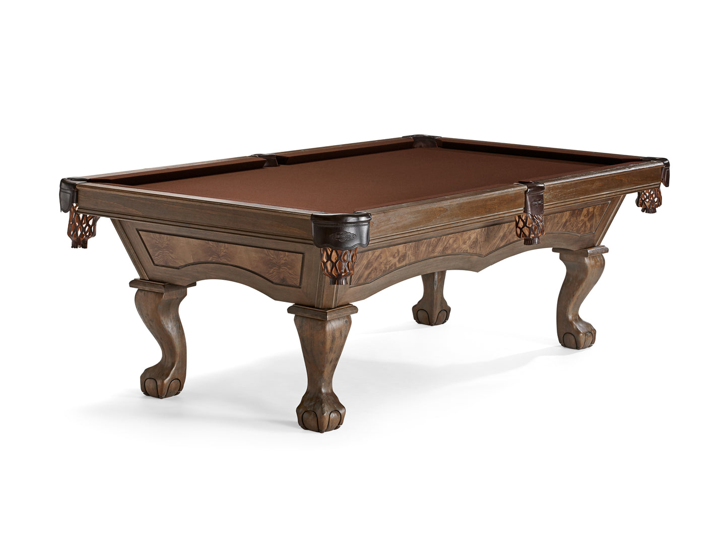 Brunswick Brae Loch 8ft American Billiards Table with Drop Pocket - Nutmeg