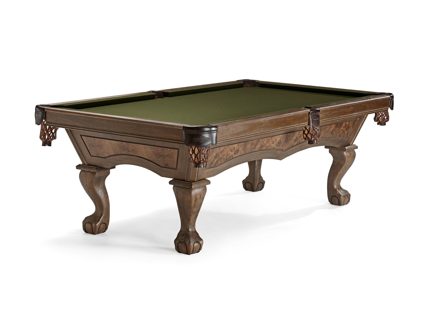 Brunswick Brae Loch 8ft American Billiards Table with Drop Pocket - Nutmeg