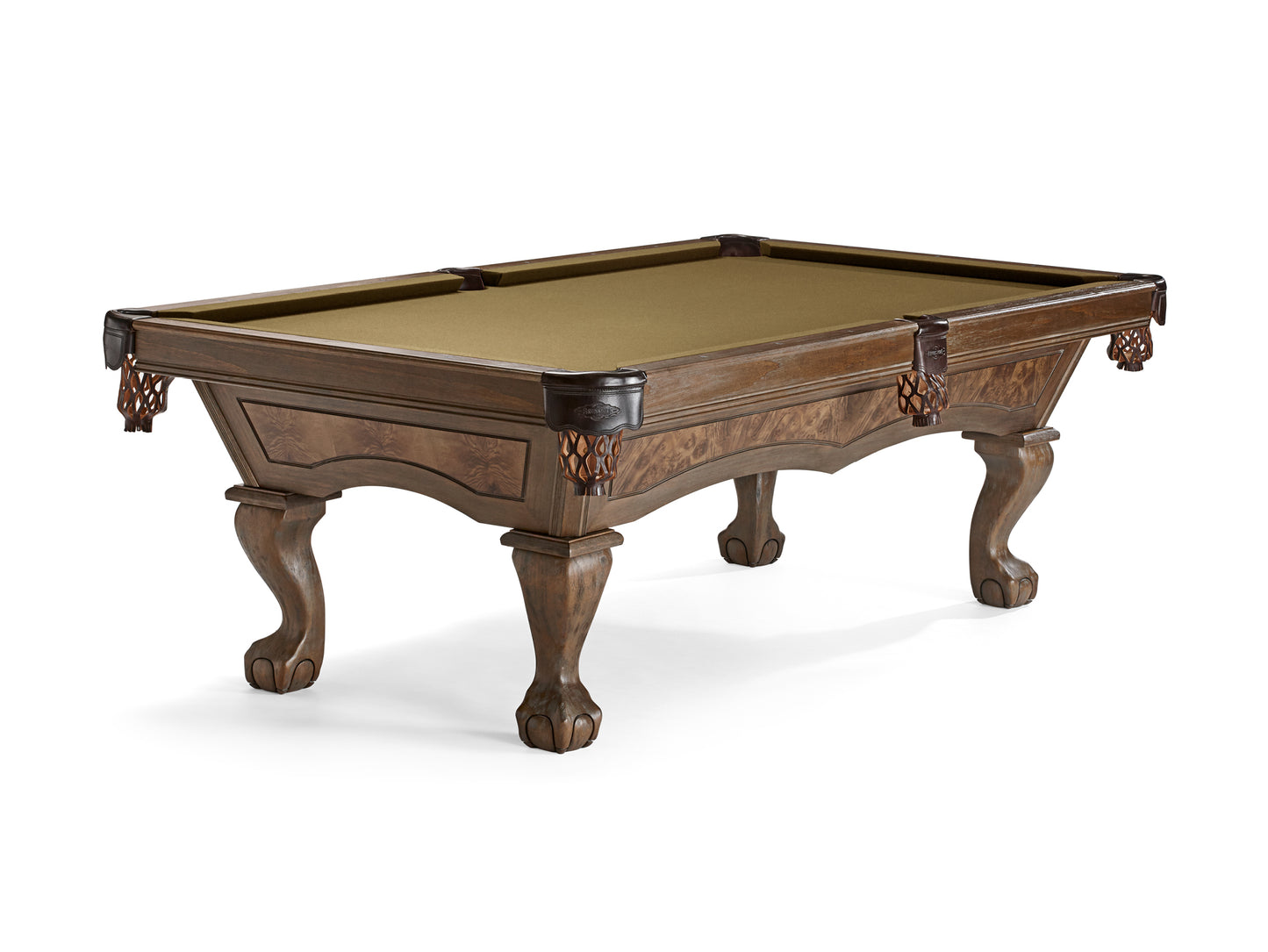 Brunswick Brae Loch 8ft American Billiards Table with Drop Pocket - Nutmeg