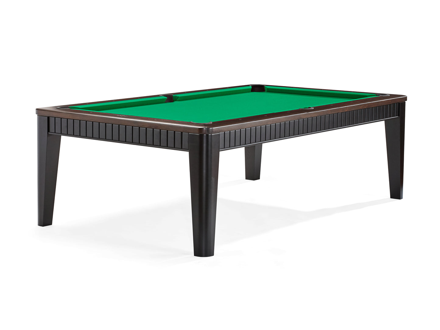 Brunswick The Henderson 8ft American Pool Table - Matt Black And Walnut