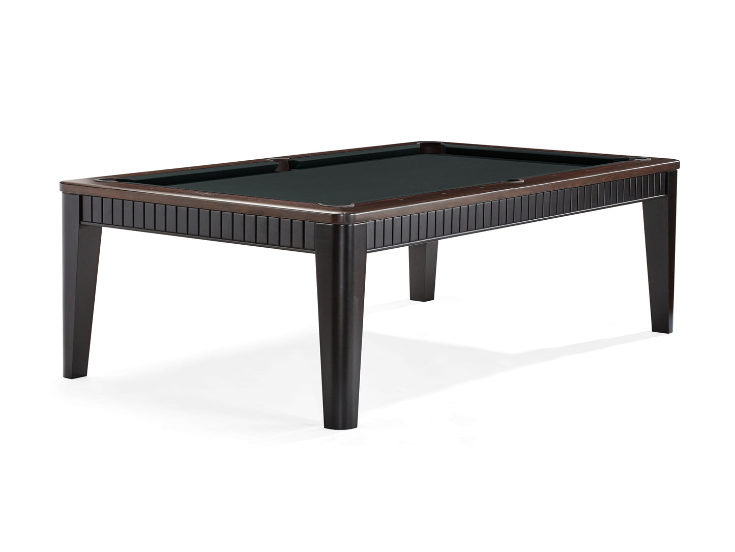 Brunswick The Henderson 8ft American Pool Table - Matt Black And Walnut