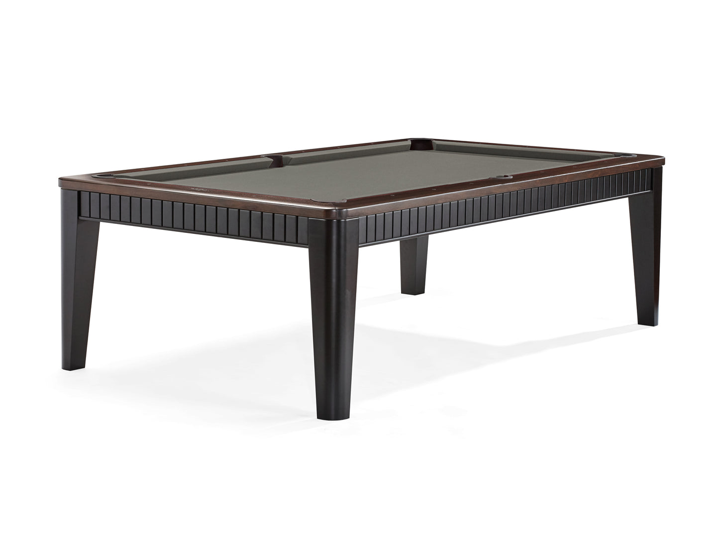 Brunswick The Henderson 8ft American Pool Table - Matt Black And Walnut