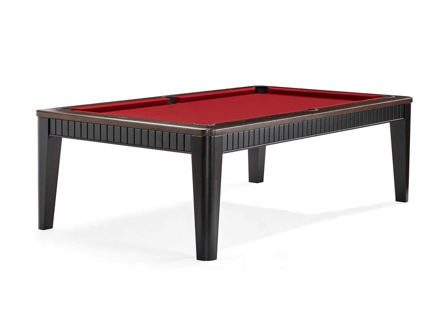 Brunswick The Henderson 8ft American Pool Table - Matt Black And Walnut