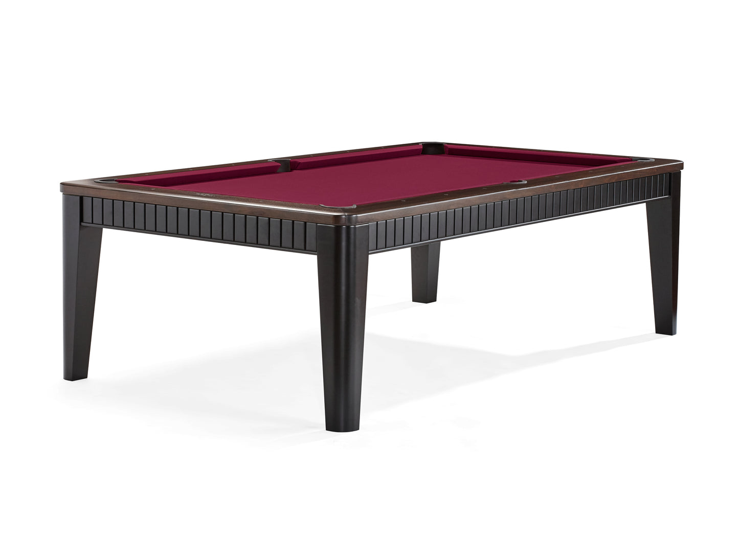 Brunswick The Henderson 8ft American Pool Table - Matt Black And Walnut
