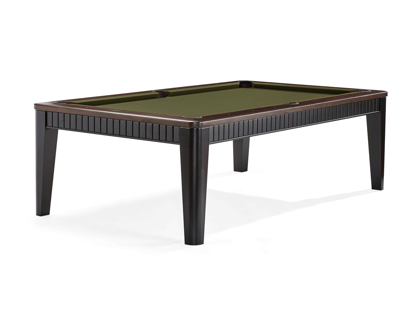 Brunswick The Henderson 8ft American Pool Table - Matt Black And Walnut