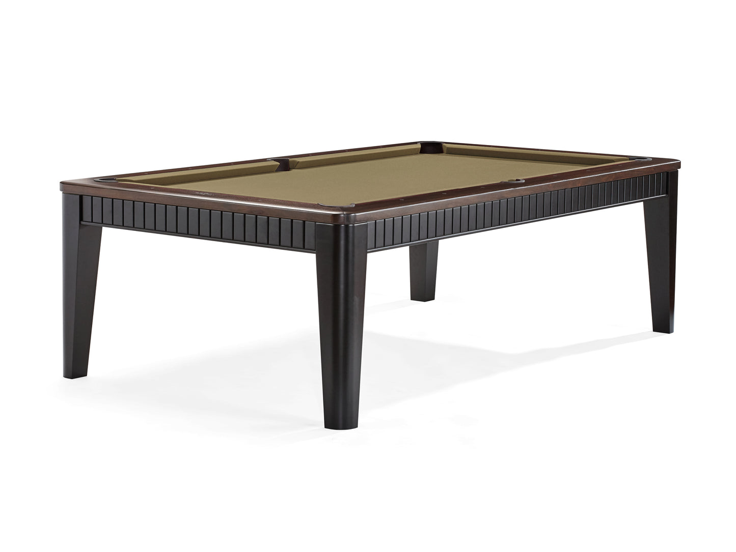 Brunswick The Henderson 8ft American Pool Table - Matt Black And Walnut