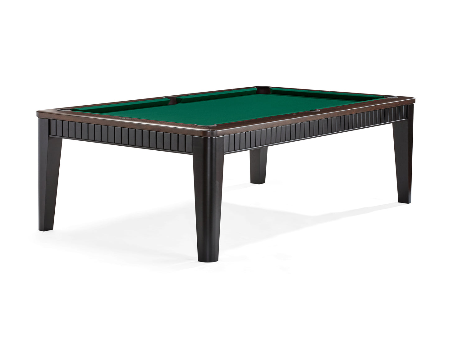 Brunswick The Henderson 8ft American Pool Table - Matt Black And Walnut