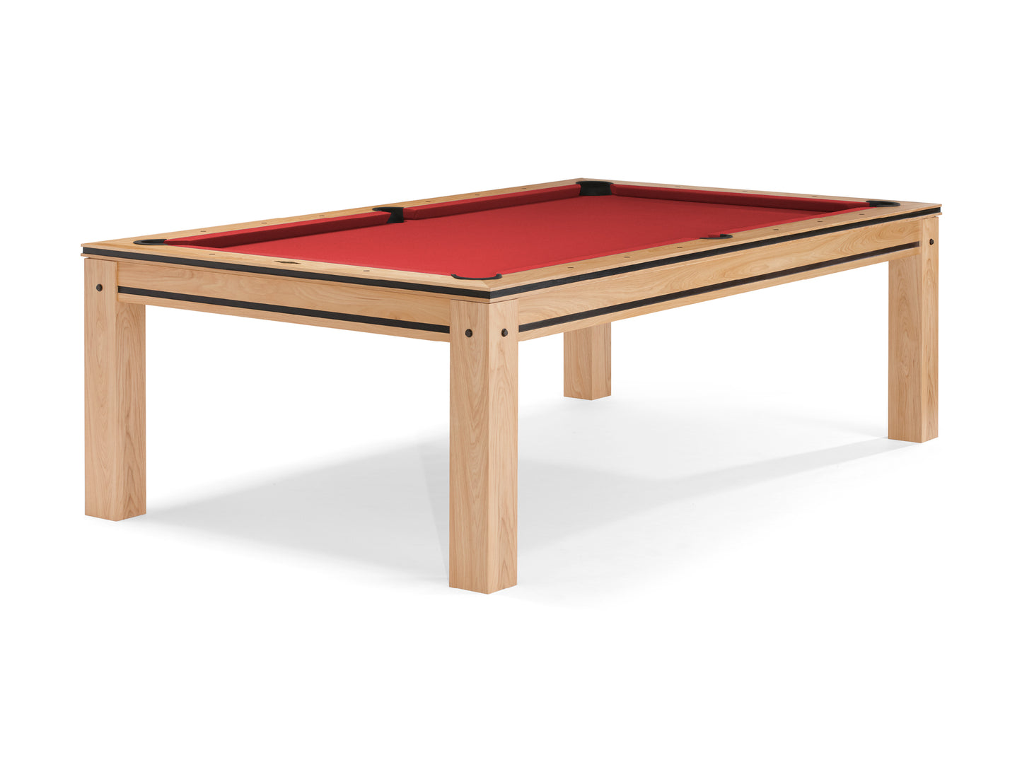 Brunswick Hickory 8ft American Pool Table - Natural Hickory