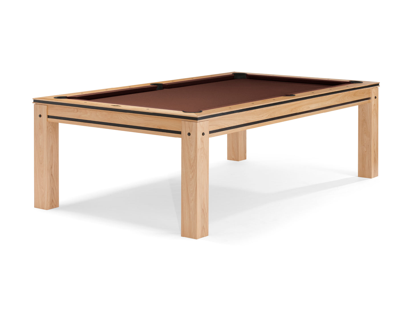 Brunswick Hickory 8ft American Pool Table - Natural Hickory