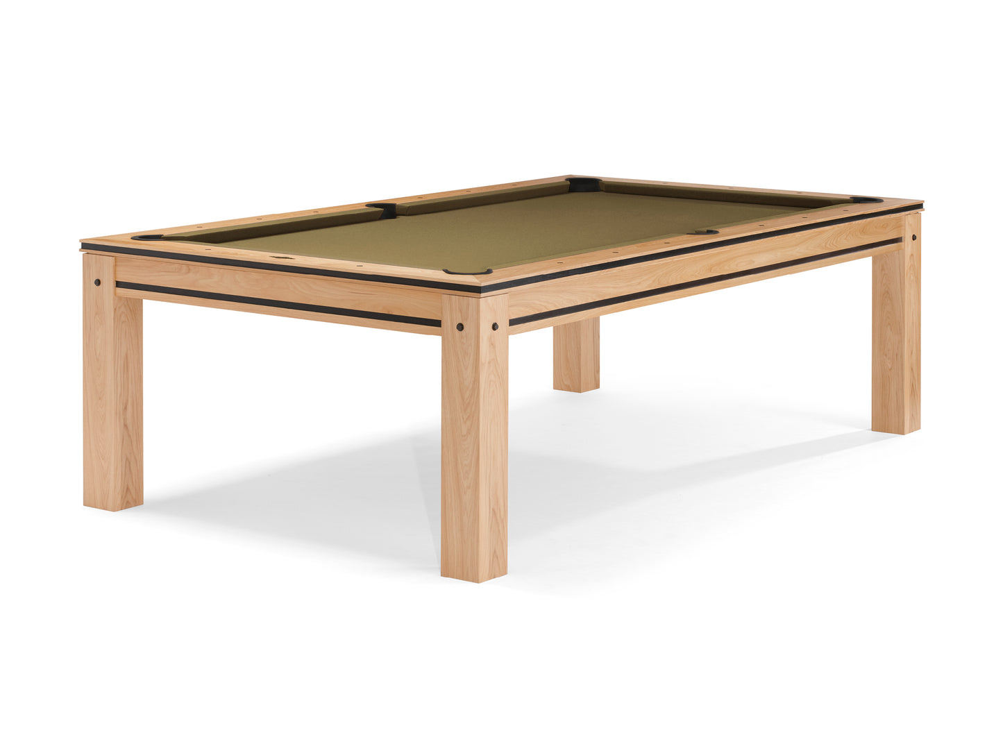 Brunswick Hickory 8ft American Pool Table - Natural Hickory