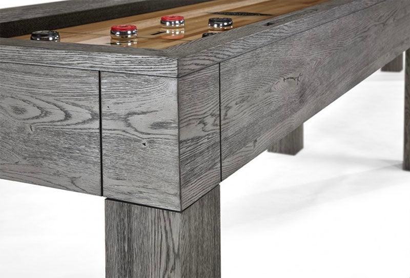 Brunswick Sanibel 12ft Shuffleboard Table - Rustic Grey - Games Room