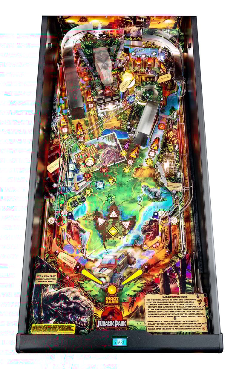 Jurassic Park Home Edition Pinball Machine