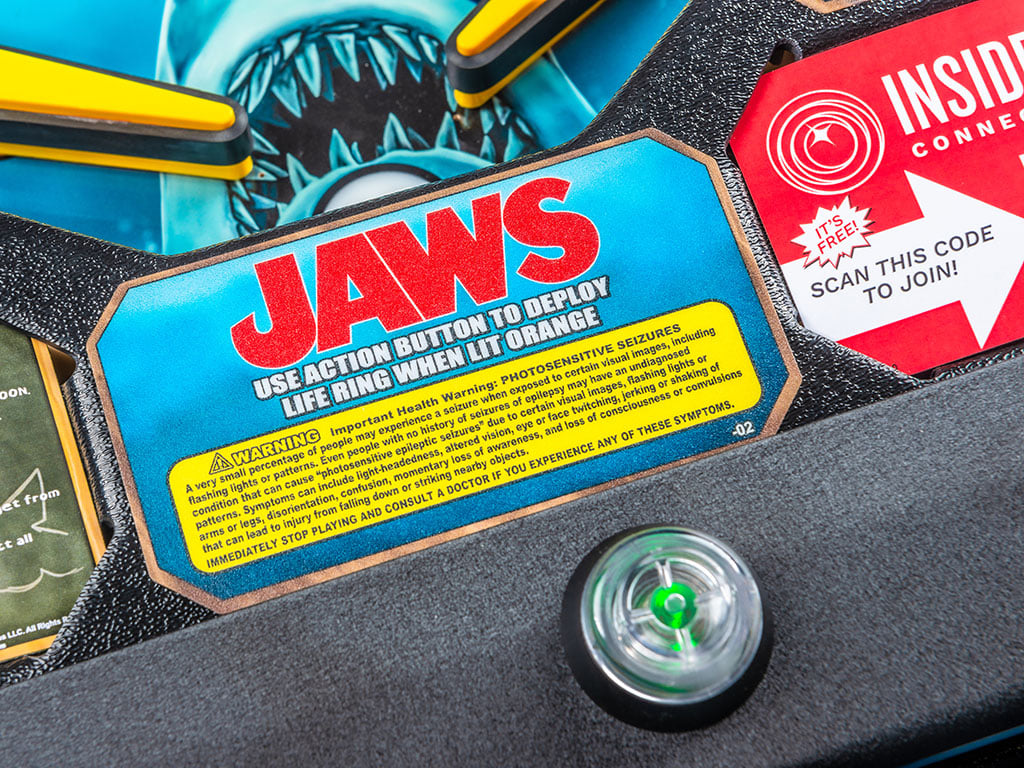 Jaws Pro Pinball Machine