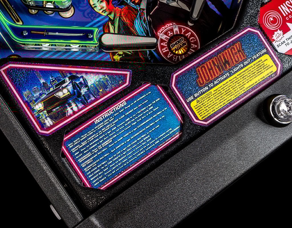 John Wick Pro Pinball Machine