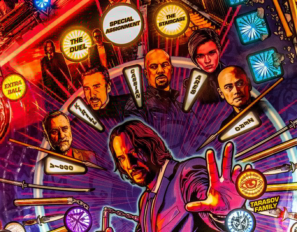 John Wick Pro Pinball Machine