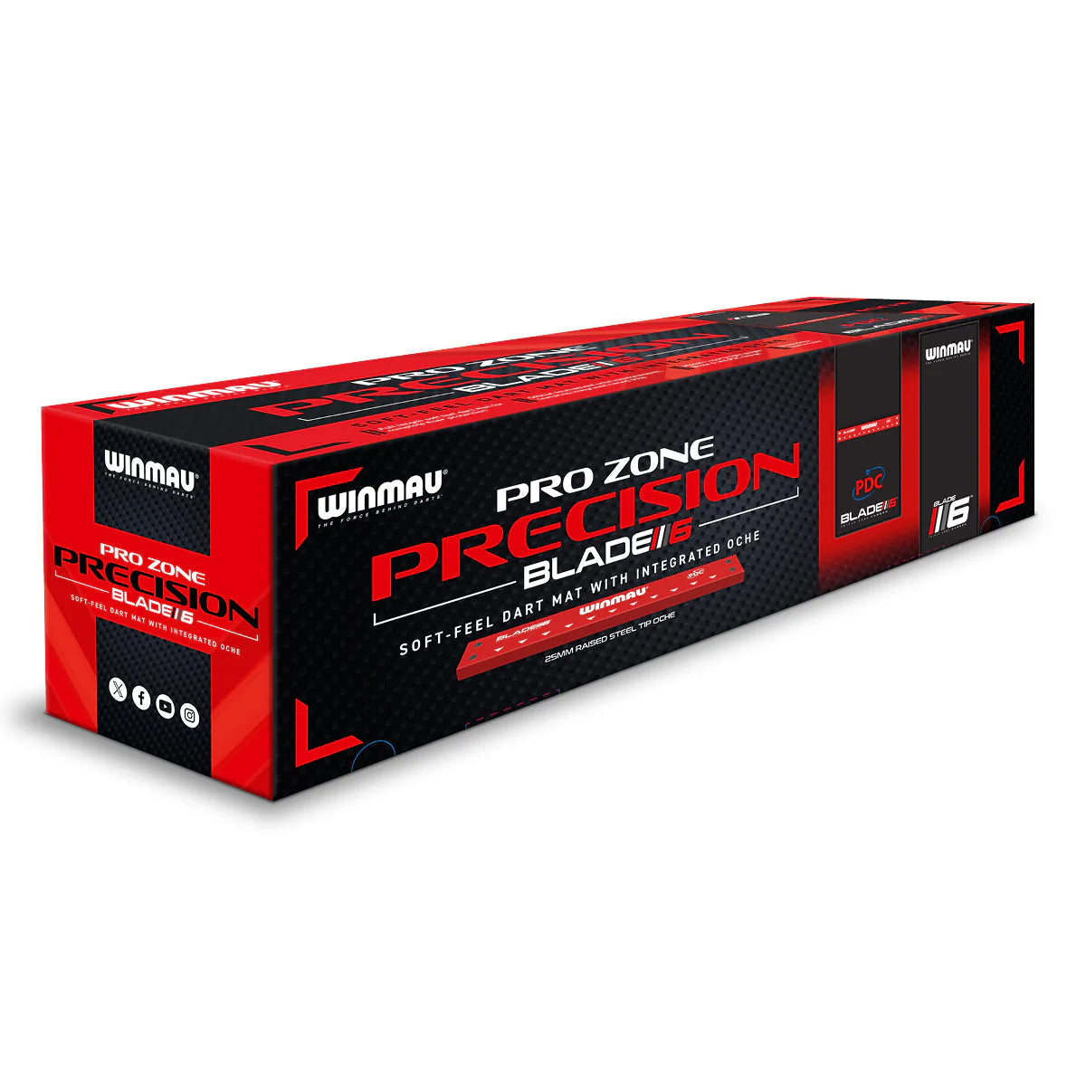 Winmau Pro Zone Precision Blade 2 dartboard packaging on a white background