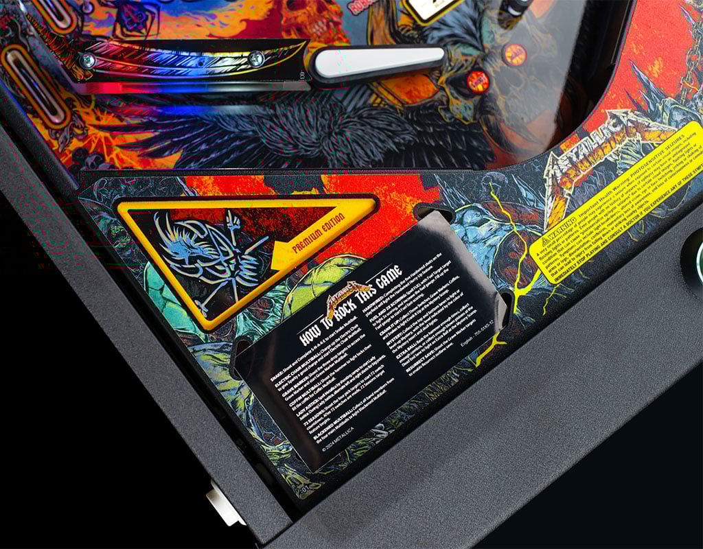 Metallica Remastered Premium Pinball Machine