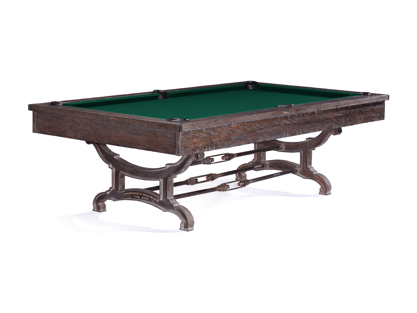 Brunswick Birmingham 8ft American Pool Table - Charcoal