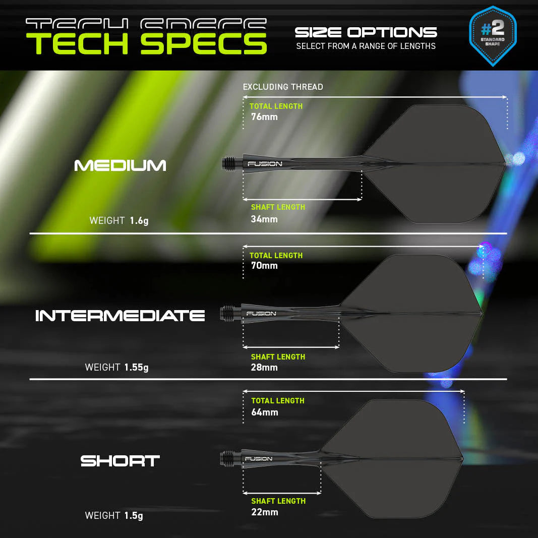 Winmau Fusion #2 Integrated Flight & Shaft