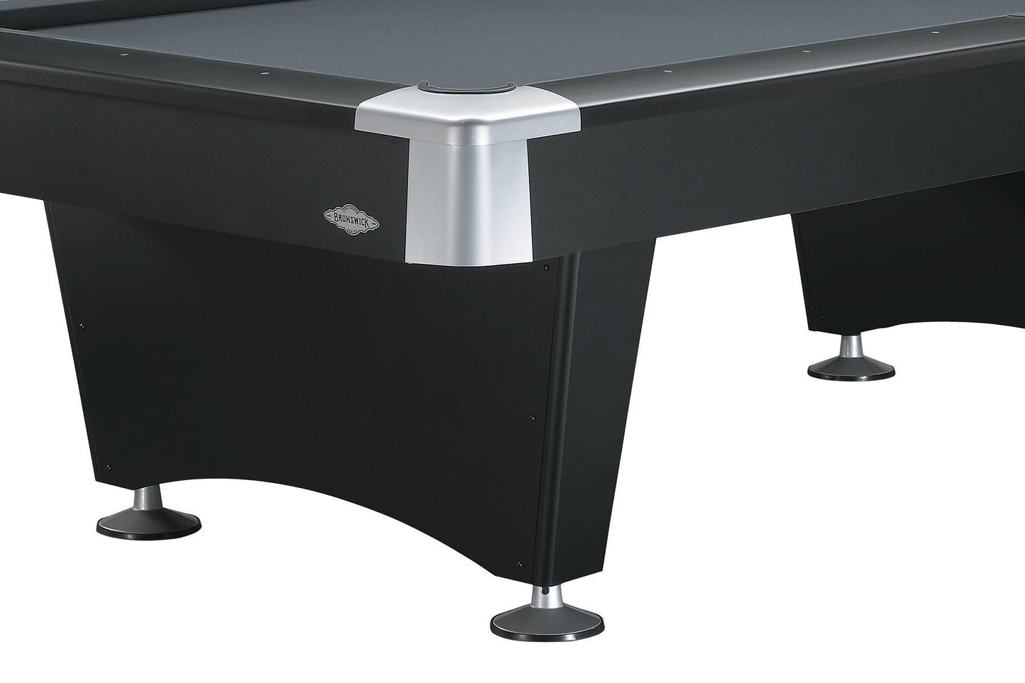 Brunswick Black Wolf 8ft American Pool Table - Matte Black - Games Room