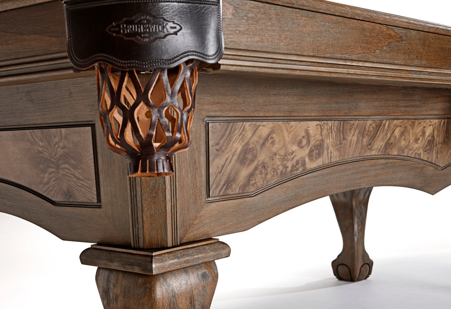 Brunswick Brae Loch 8ft American Billiards Table with Drop Pocket - Nutmeg