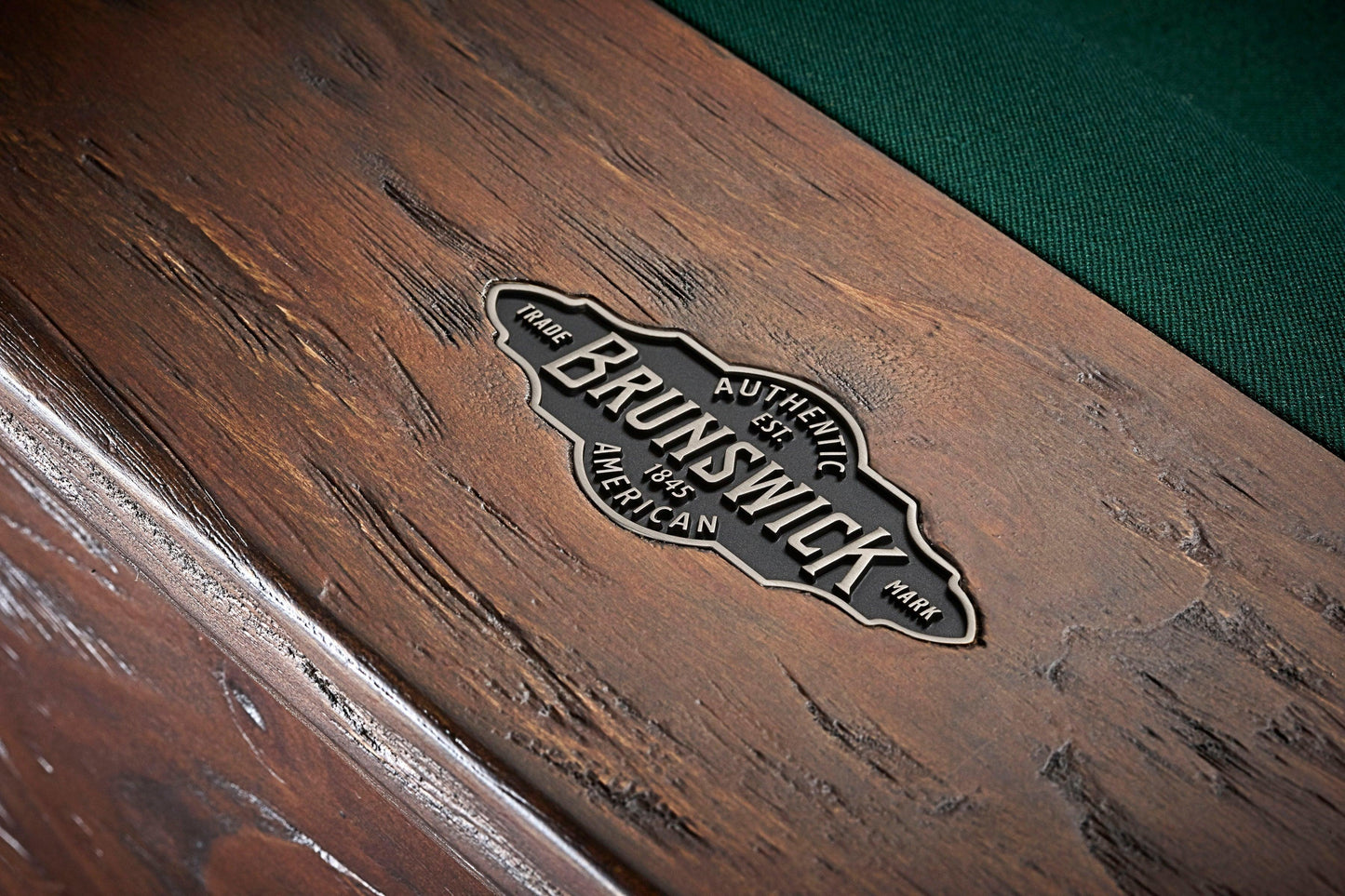 Brunswick Canton 8ft American Pool Table With Drop Pocket - Black Forest - Games Room