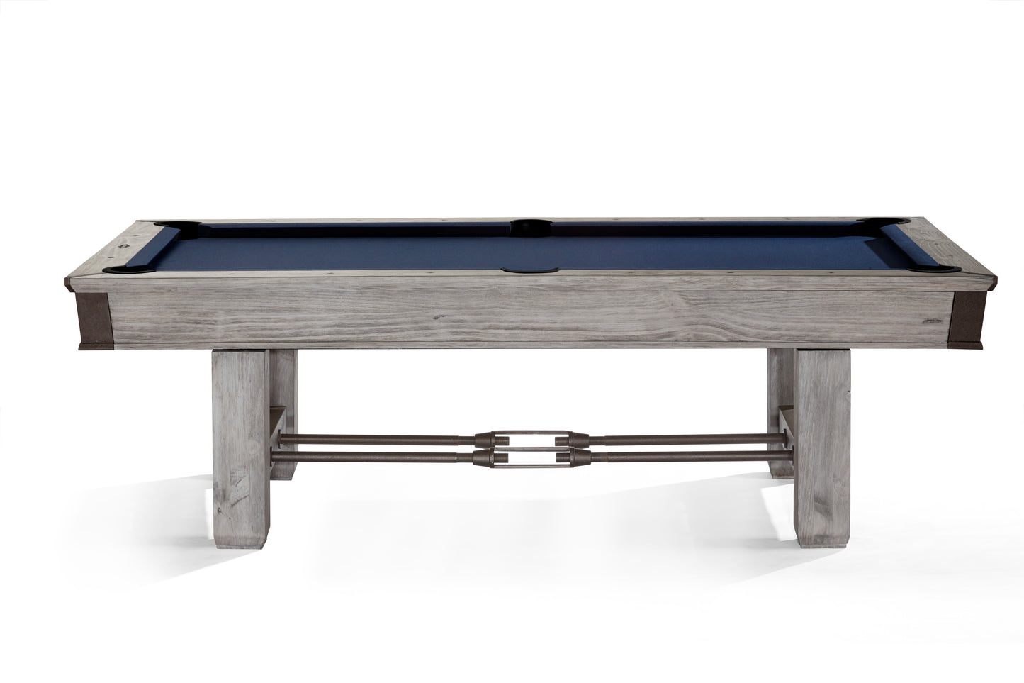 Brunswick Canton 8ft American Pool Table With Drop Pocket - Rustic Grey