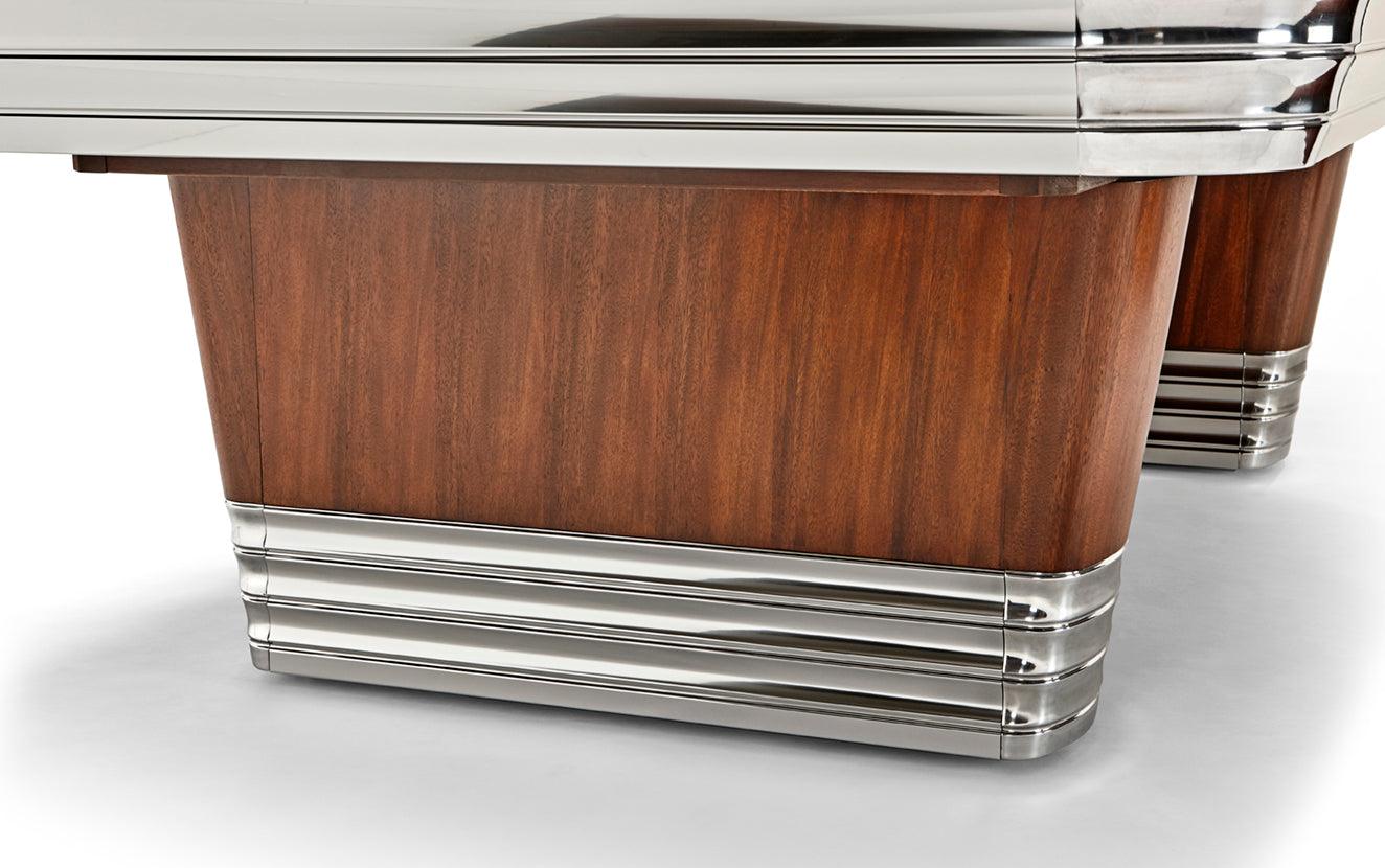 Brunswick Centennial 9ft American Pool Table With Drop Pocket - Rosewood & Chrome - Games Room