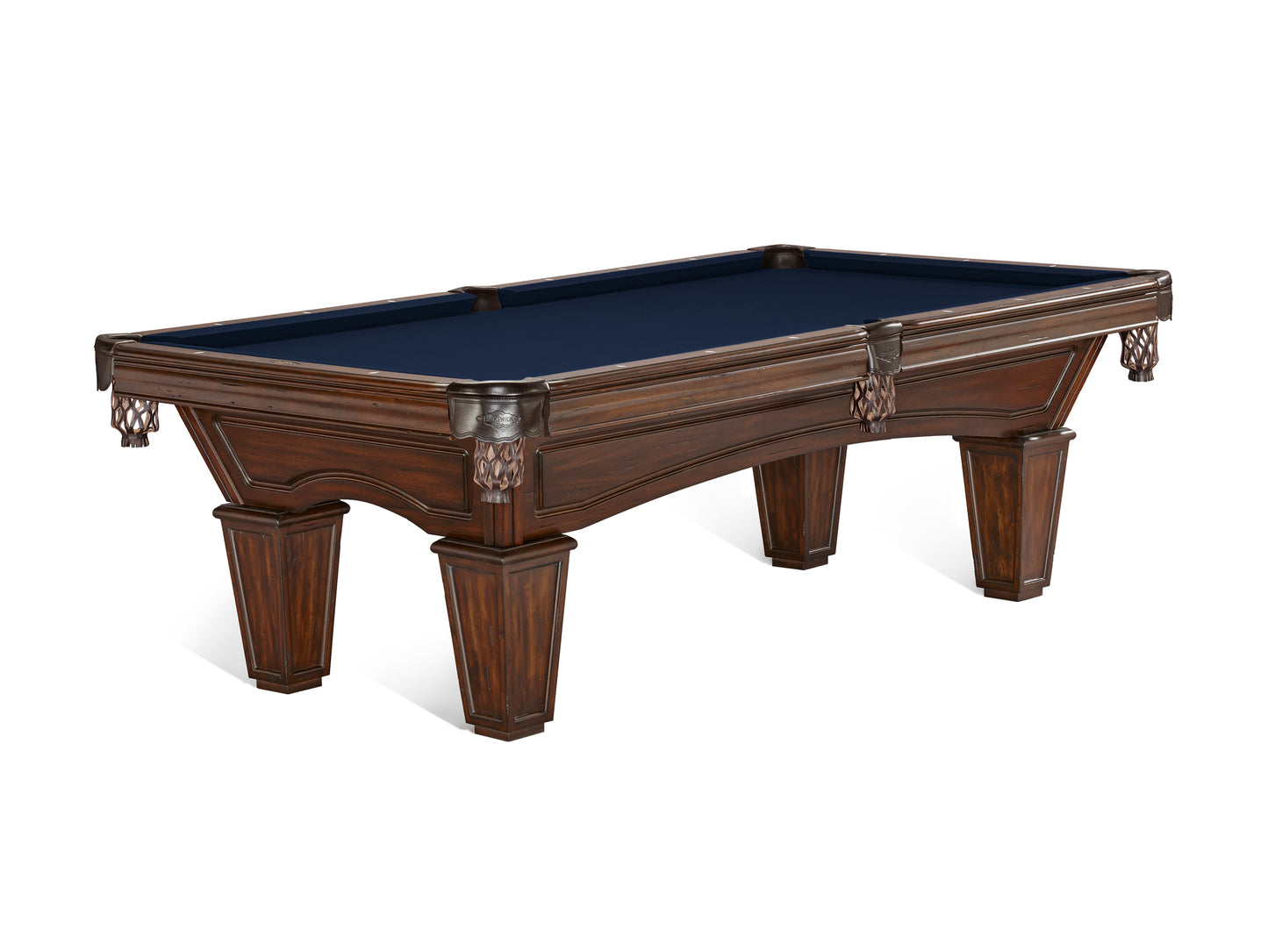 Brunswick Glenwood 8ft American Pool Table with Tapered Leg - Tuscana