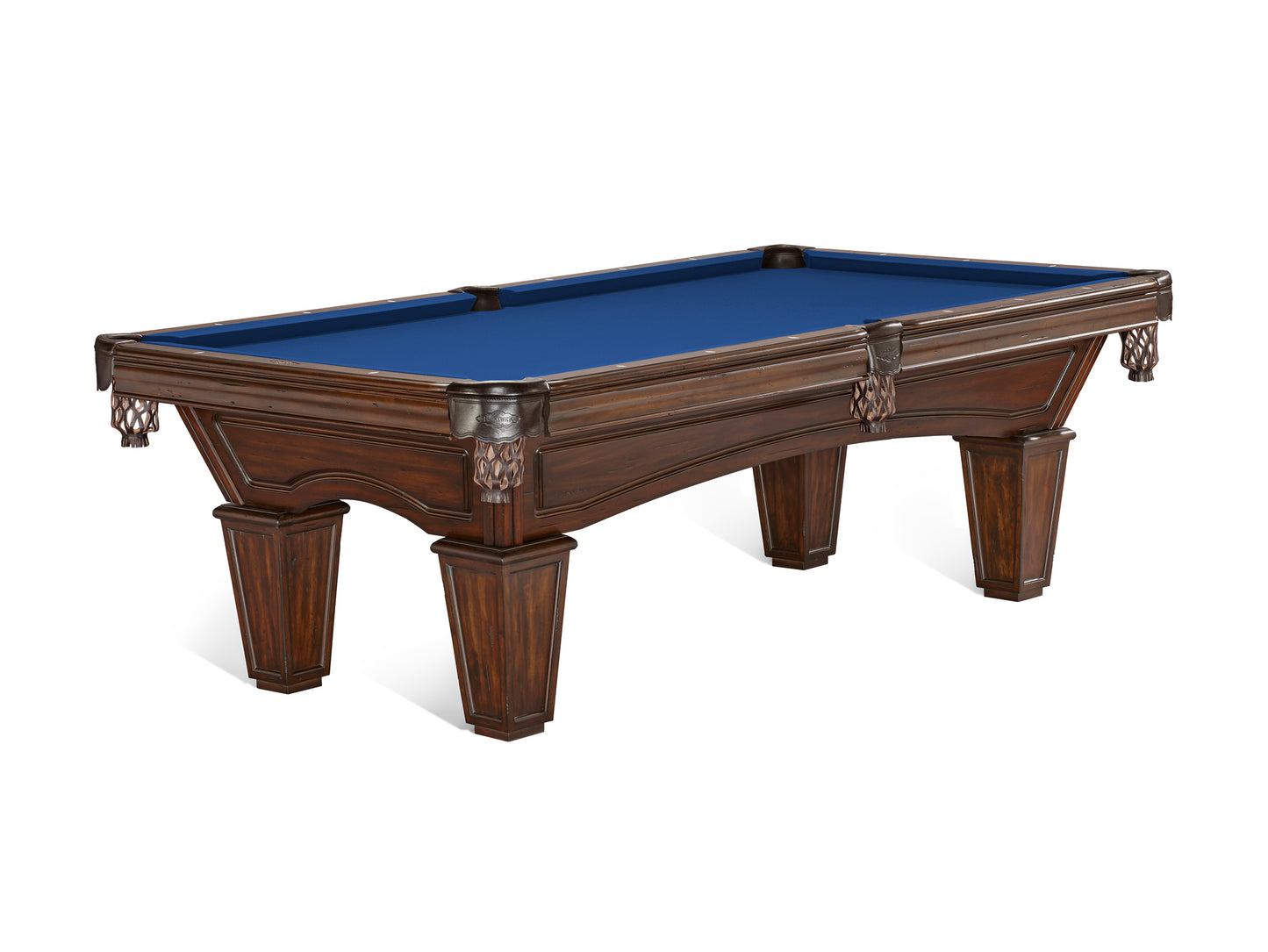 Brunswick Glenwood 8ft American Pool Table with Tapered Leg - Tuscana