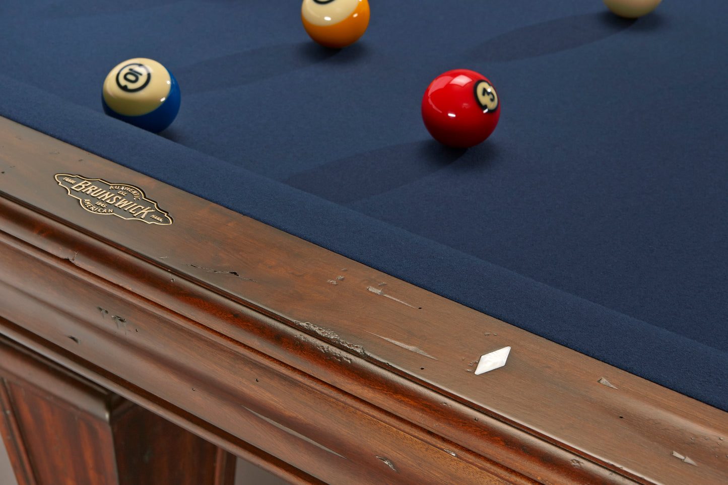 Brunswick Glenwood 8ft American Pool Table with Tapered Leg - Tuscana