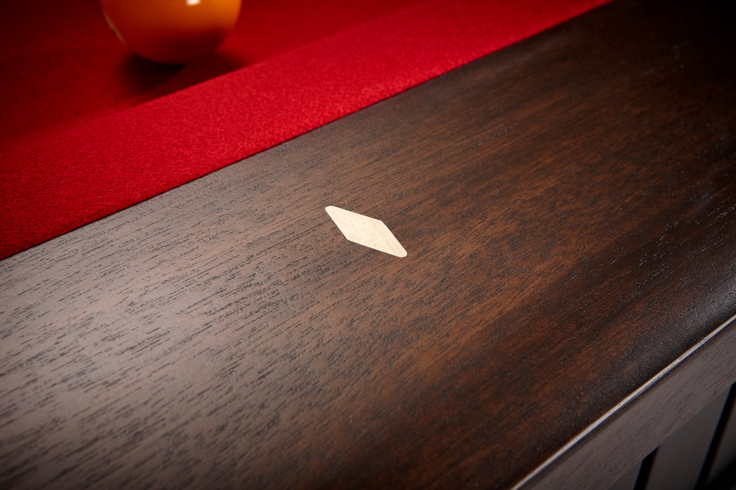 Brunswick The Henderson 8ft American Pool Table - Matt Black And Walnut