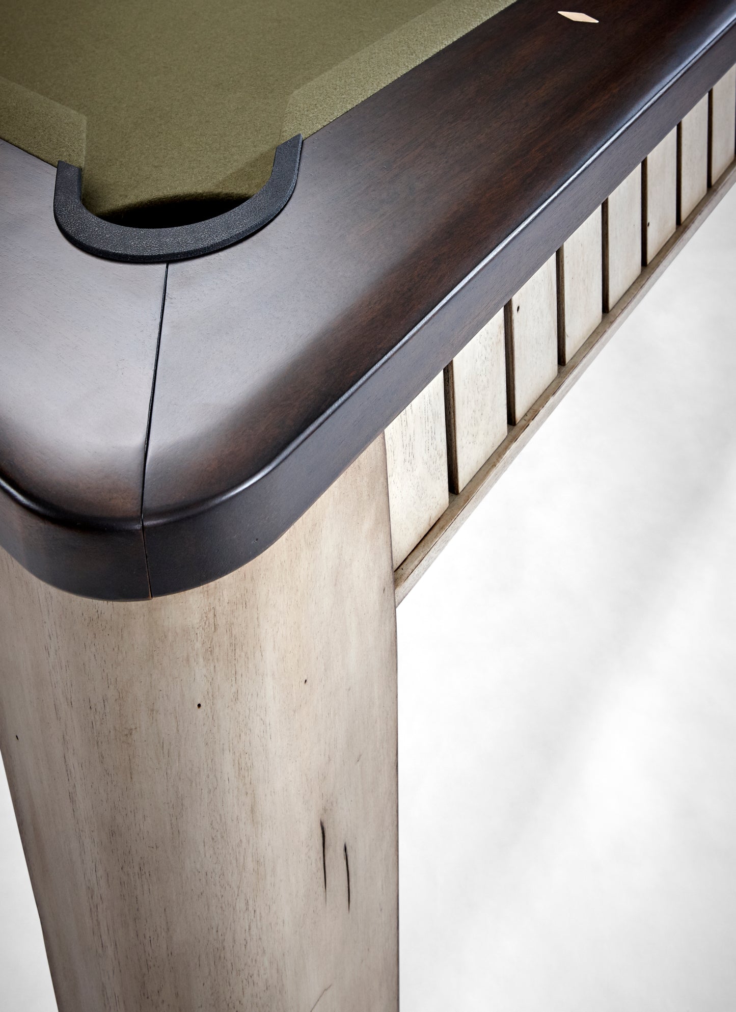 Brunswick The Henderson 8ft American Pool Table - Aged Linen And Walnut